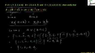 Problem 1: Distributive Property of Union Over Intersection