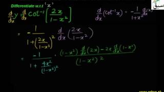 Problem1-Derivative of Inverse Trigonometric Functions