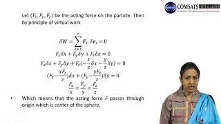 Analytical Dynamics in Hindi Urdu MTH382 LECTURE 05