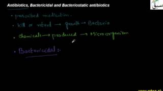Antibiotics, Bactericidal and Bacteriostatic Antibiotics