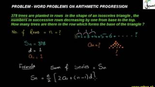 Problem1-Word Problems on Arithmetic Progression