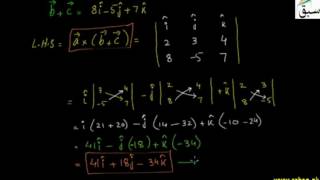 More on Properties of Cross Product