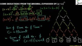 Some Deductions From the Binomial Expansion of ( a + x ) ^n