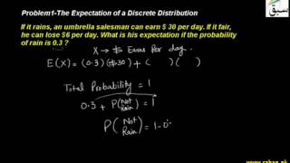 Problem1-The Expectation of a Discrete Distribution