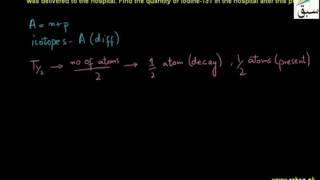 Radioactive decay law-problem