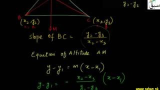 Condition that Altitudes of Triangle are Concurrent