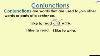 Conjunctions (explanation with examples)