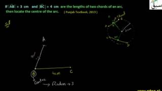 Problem 1: How to Locate the Centre of a Given Circle