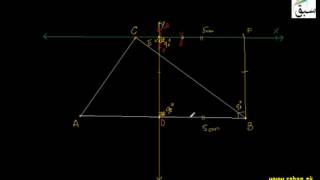 Constructing Rectangle Equal in Area to Triangle