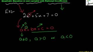 Quadratic Equations in One Variable