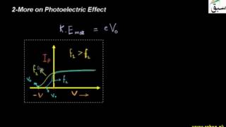 2-More on Photoelectric Effect