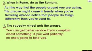 Proverbs-Meaning Part 1