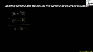 Additive Inverse and Multiplicative Inverse of Complex Numbers