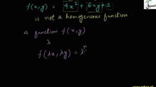 Homogeneous Functions