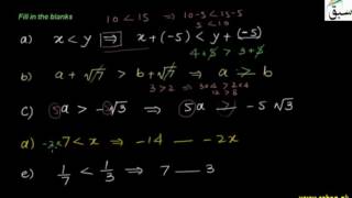Problem 1: Multiplicative Property of Inequality
