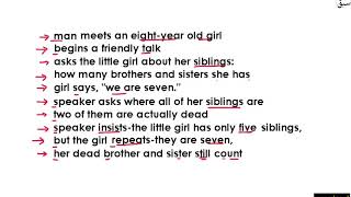 We are Seven Summary Part 1