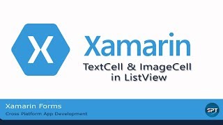 TextCell & ImageCell in ListView-Xamarin Forms in Hindi