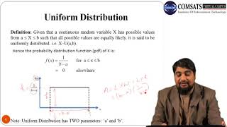 Lecture 24 probability distributions of a Continuous random variable in Hindi Urdu