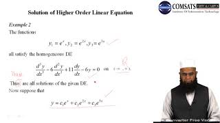 Differential Equation in Hindi Urdu MTH242 LECTURE 09