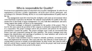 Project Quality and Risk Management Prm 702 Lecture 07