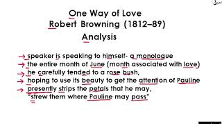 One Way of Love Analysis