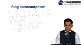 Algebra in Hindi Urdu MTH376 LECTURE 32