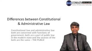 Constitutional and Administrative Law in Urdu Hindi MPA402 LECTURE 07