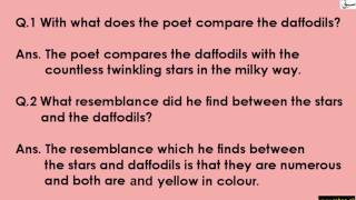 Daffodils-objective Q and A Stanza 2