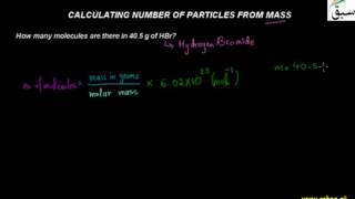Calculating Number of Particles from Mass