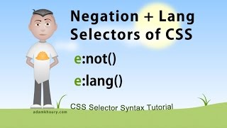 CSS Negation and Language Selectors Tutorial