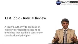 Constitutional and Administrative Law in Urdu Hindi MPA 402 LECTURE 17