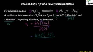 Calculating the Equilibrium Constant for Reversible Reaction