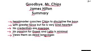 Goodbye Mr. Chips Summary Part 2