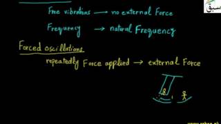 Free and Forced Oscillations