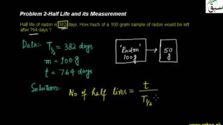 Problem 2-Half Life and its Measurements