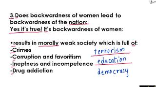 Essay Outline (Women Education) Part 1