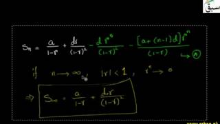 Problem-Sum to Infinity of Arithmetico-Geometric Series