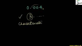 Characteristic & Mantissa of Logarithm