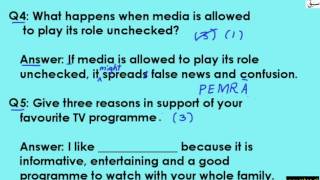 Reading Comprehension Passage: Media and Its Impact (with Q and A) part-1