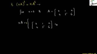 Properties of Transposed Matrices
