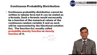 Statistic and Probability Theory in Hindi Urdu MTH262 LECTURE 13