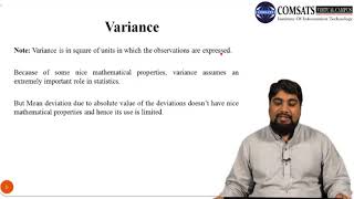 Statistics In Urdu Hindi   LECTURE 14 Variance I Hindi Urdu