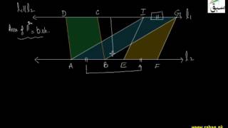 Parallelogram of Equal Base & Same Height -2