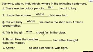 Exercise-Adjective Clause-1
