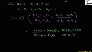 Problem1-The Point of Intersection of Straight Lines