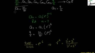 n Geometric Means Between Two Given Numbers