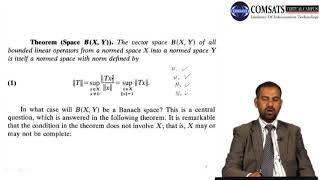 Functional Analysis in Hindi Urdu  MTH327 LECTURE 17