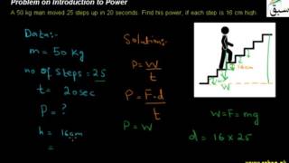 Problem on Introduction to Power