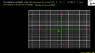 Problem 1: Showing Triangle is Equilateral-Distance Formula
