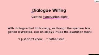 Dialogue Writing Part 5